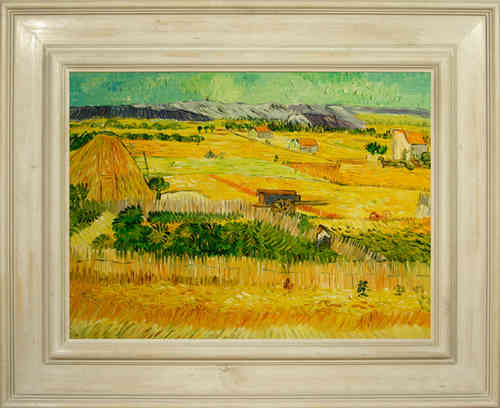 cuadros famosos de Van Gogh "La llanura de La Crau cerca de Arles"