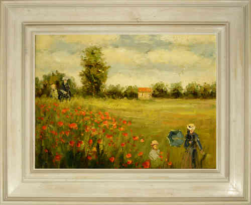 cuadros famosos de Monet "Las amapolas"