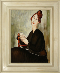 cuadros famosos de Modigliani "Retrato de Dedie"