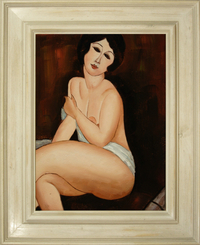 cuadros famosos de Modigliani "La bella romana"