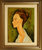 cuadros famosos de Modigliani "Luna Czechowska de perfil"