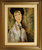 cuadros famosos de Modigliani "Mujer con corbata negra"