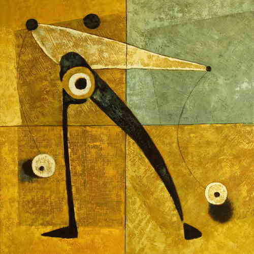 cuadros abstractos "Acróbata II"