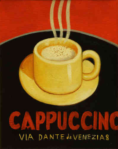 cuadros modernos "Cappuccino en Venezia"