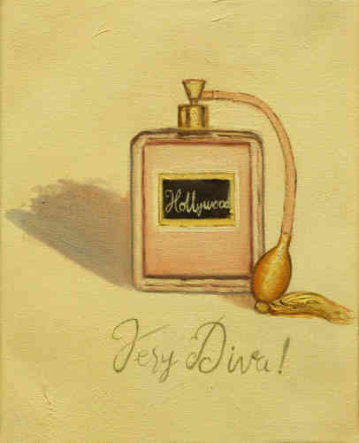 cuadros modernos "Colección diva, perfumero"