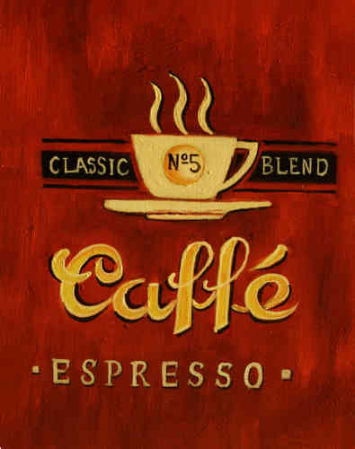 cuadros modernos "Café espresso classic"
