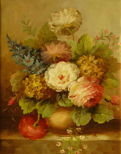 cuadros modernos "Ramo de flores en jarrón III"