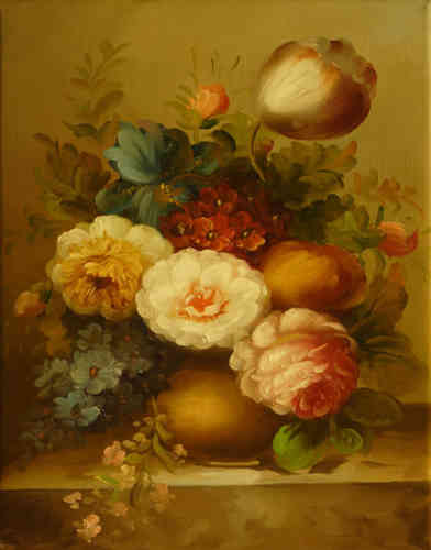 cuadros modernos "Ramo de flores en jarrón V"