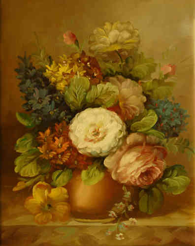 cuadros modernos "Ramo de flores en jarrón II"