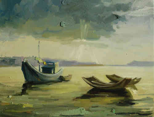 cuadros modernos "Un día de tormenta"
