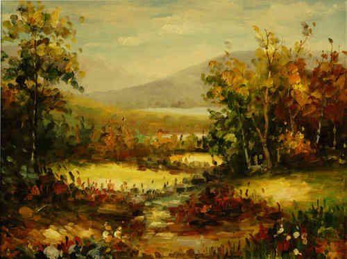 cuadros modernos "Melodía de otoño"