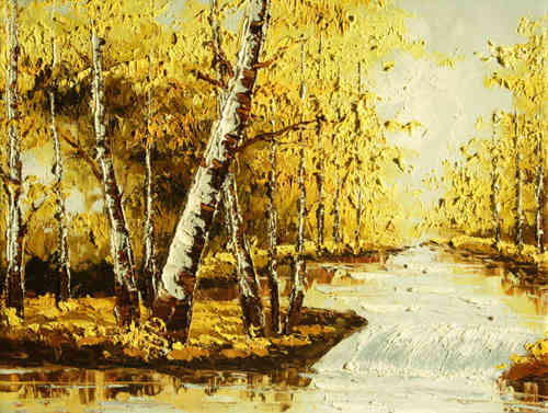 cuadros modernos "Día de otoño"
