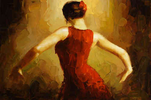 cuadros modernos "Flamenca I"