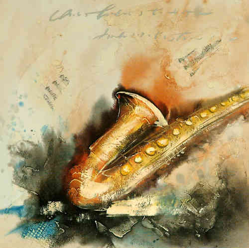 cuadros modernos "Saxofón"