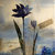 cuadros modernos "Flores azules II"