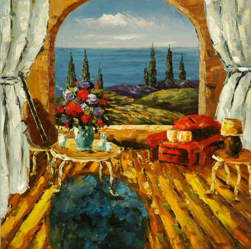 cuadros modernos "Mirando a la Toscana"