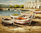 cuadros modernos "Barcas en la arena"