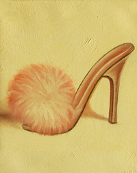 cuadros modernos "Colección diva, zapatillas camerino"