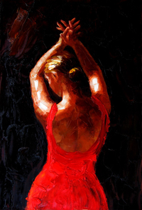 cuadros modernos "Flamenca V"